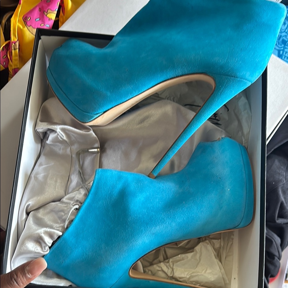 Blue Women's Platform Heels
